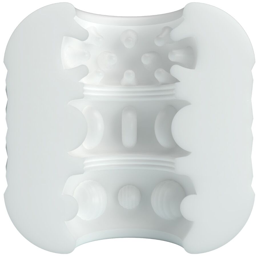 MASTURBADOR CRYSTLE MASCULINO BLANCO V16 - PRETTY LOVE