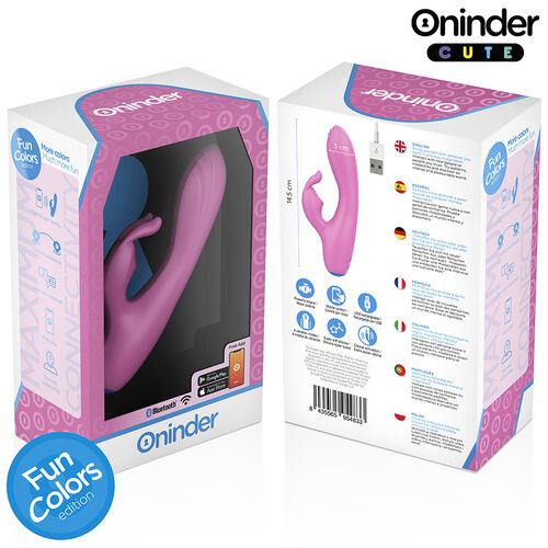 VIBRADOR LOVE BUNNY PUNTO G Y CLITORIS ROSA - APP MUNDIAL GRATUITA - ONINDER CUTE