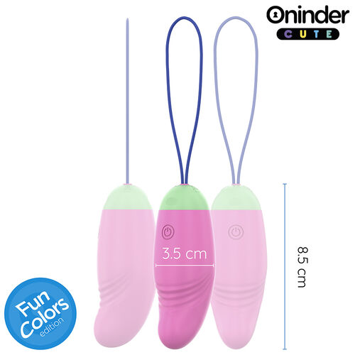 HUEVO LOVE PLEASURE VIBRO-ROTADOR 360 SILICONA - APP MUNDIAL GRATUITA - ONINDER CUTE
