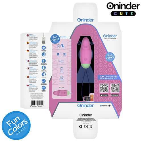 HUEVO LOVE PLEASURE VIBRO-ROTADOR 360 SILICONA - APP MUNDIAL GRATUITA - ONINDER CUTE