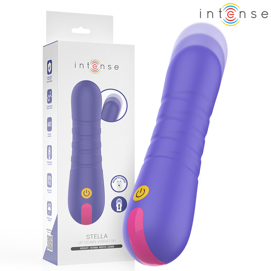 VIBRADOR STELLA PENETRACIÓN DE EMPUJE UP DOWN - INTENSE