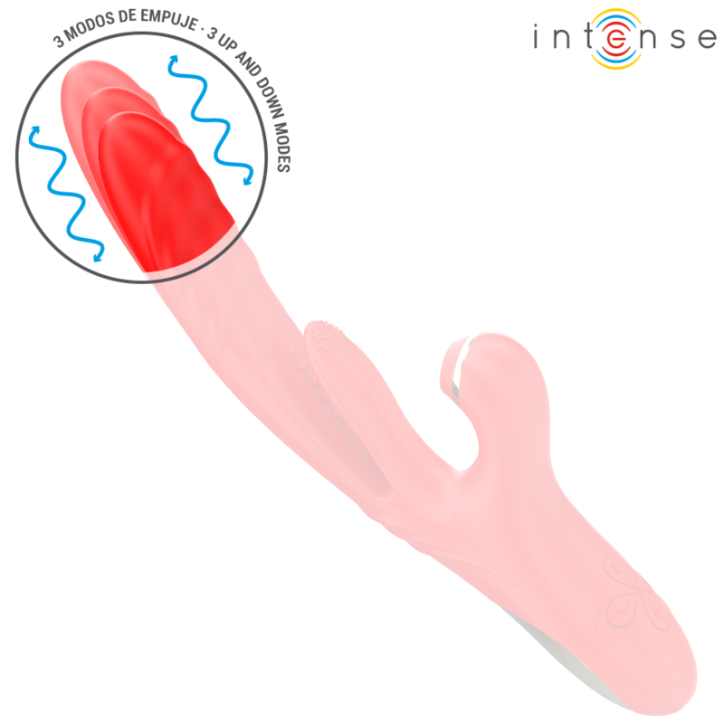 VIBRADOR KAROL MULTIFUNCIÓN EMPUJE & SUCCION & ESTIMULACIÓN - INTENSE