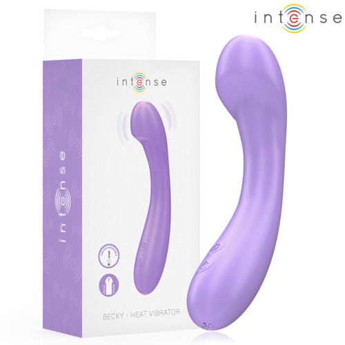 BECKY VIBRADOR 19 CM CALENTABLE 7 VIBRACIONES MORADO - INTENSE