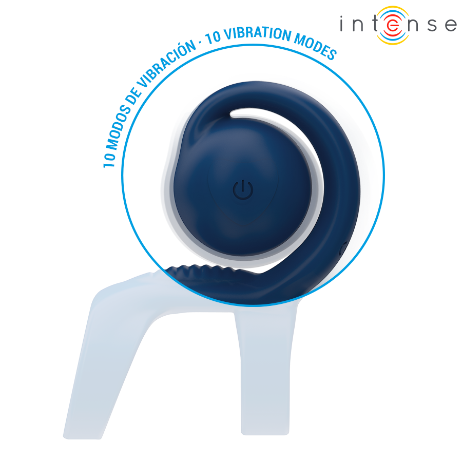 ANILLO TYSON POTENCIADOR CON CARACOL VIBRADOR Ø 3,2 CM - INTENSE