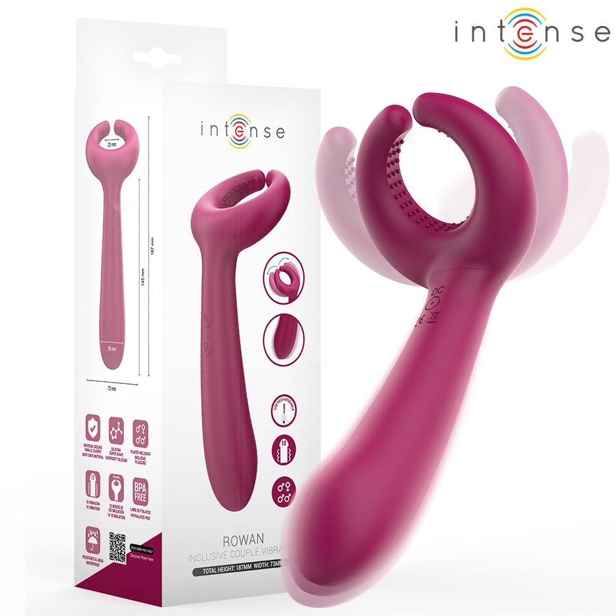 VIBRADOR ROWAN INCLUSIVO PARA PAREJAS - INTENSE