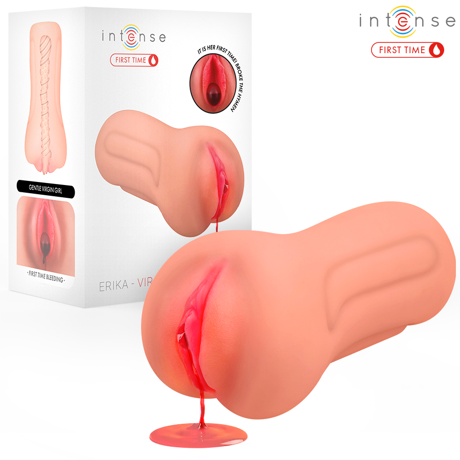 VAGINA ERIKA VIRGEN CON HIMEN Y SANGRADO - INTENSE FIRST TIME