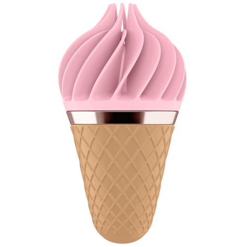 SATISFYER - SWEET TREAT SPINNATOR MARRÓN & ROSA / NEGRO