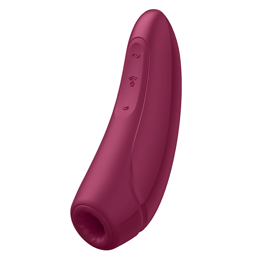 SATISFYER - CURVY 1 + ROJO ROSADO / ROSA APP