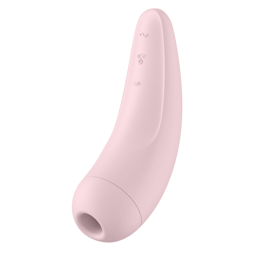 SATISFYER - CURVY 1 + ROJO ROSADO / ROSA APP