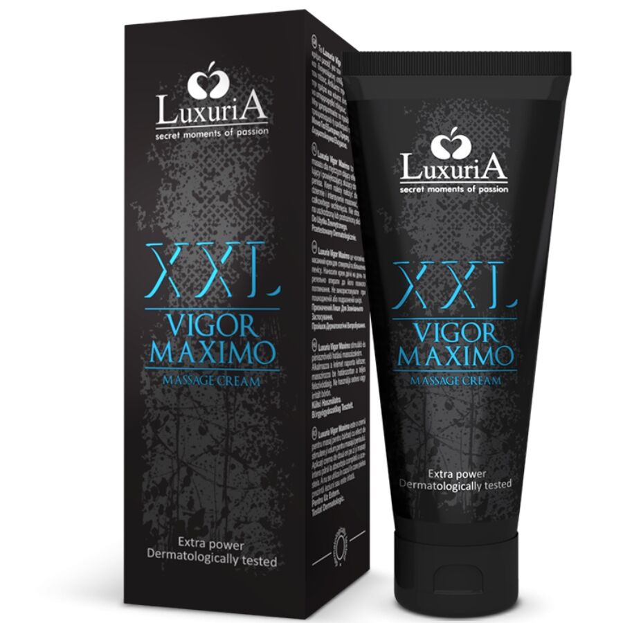 GEL XXL VIGOR MÁXIMO CREMA MASAJE VOLUMINIZADORA 75 ML - INTIMATELINE LUXURIA