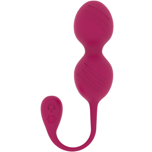 BOLAS KEGEL NISHA RECARGABLES VIBRADORAS ORQUIDEA GRANATE / NEGRO - RITHUAL
