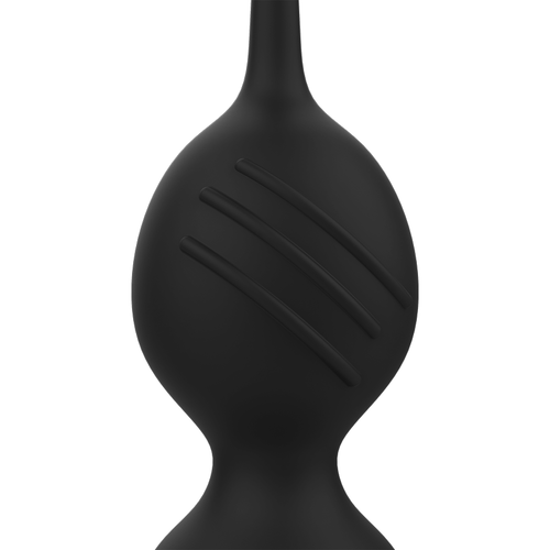 BOLAS KEGEL NISHA RECARGABLES VIBRADORAS ORQUIDEA GRANATE / NEGRO - RITHUAL
