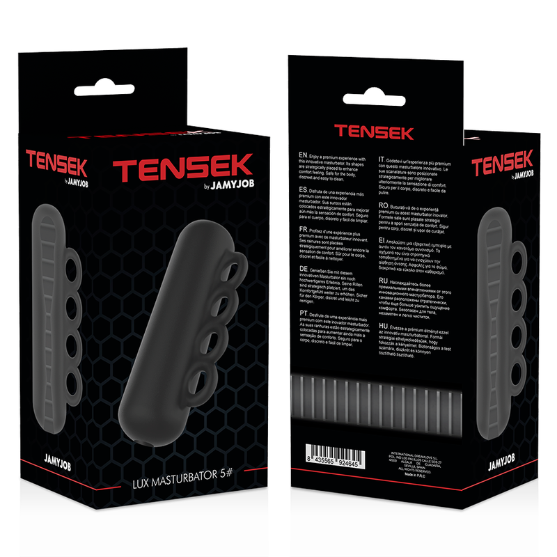 MASTURBADOR EXTREME TENSEK 5 NEGRO - JAMYJOB
