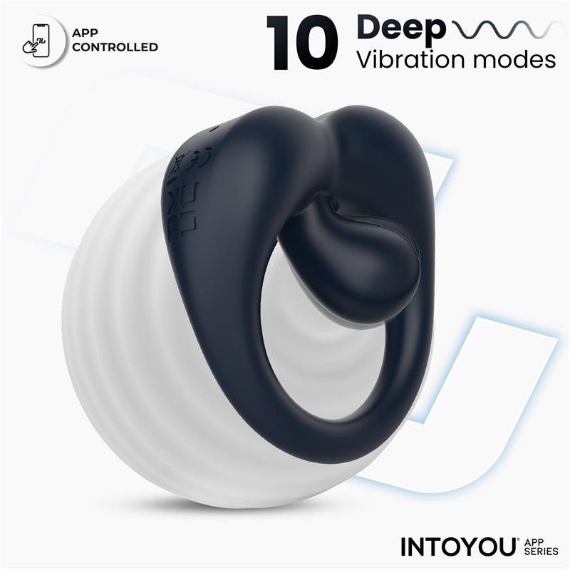 Anillo Kenny Vibrador con Estimulador de Clítoris y APP - INTOYOU APP SERIES