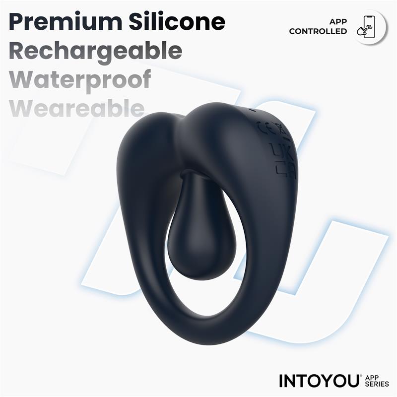 Anillo Kenny Vibrador con Estimulador de Clítoris y APP - INTOYOU APP SERIES