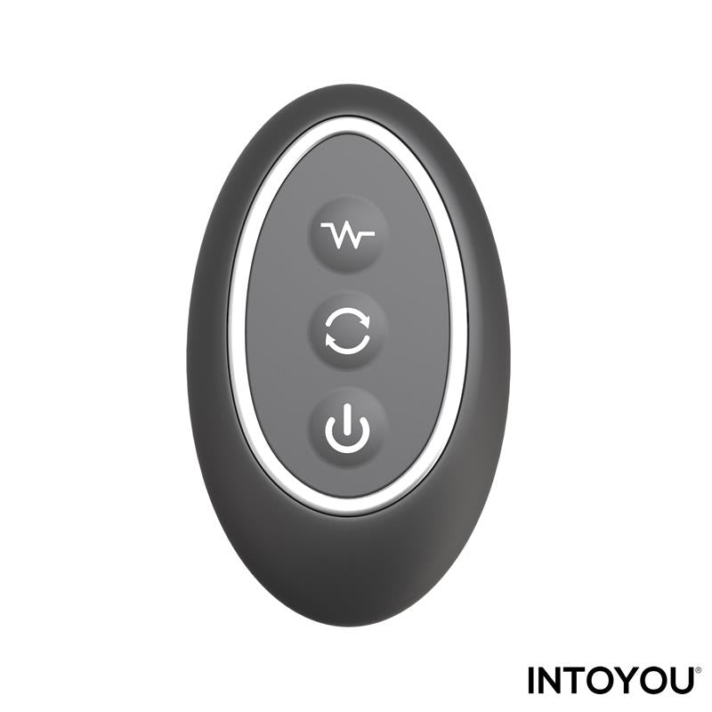 Plug Anal Klark Oscilante con Vibración y Control Remoto - INTOYOU