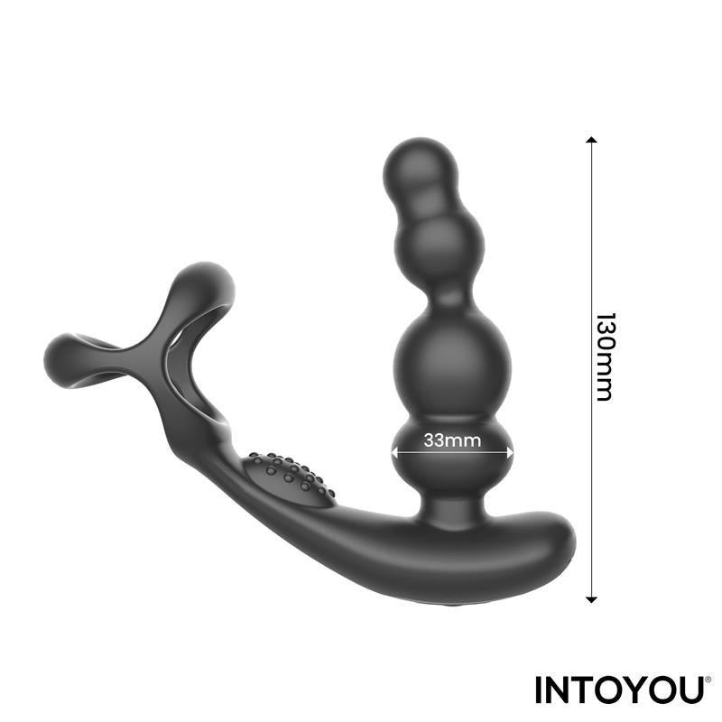 Plug Anal Klark Oscilante con Vibración y Control Remoto - INTOYOU