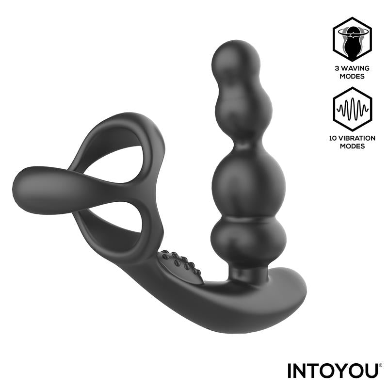 Plug Anal Klark Oscilante con Vibración y Control Remoto - INTOYOU
