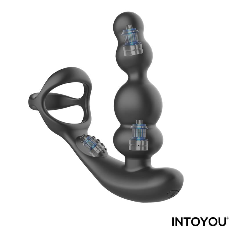 Plug Anal Klark Oscilante con Vibración y Control Remoto - INTOYOU
