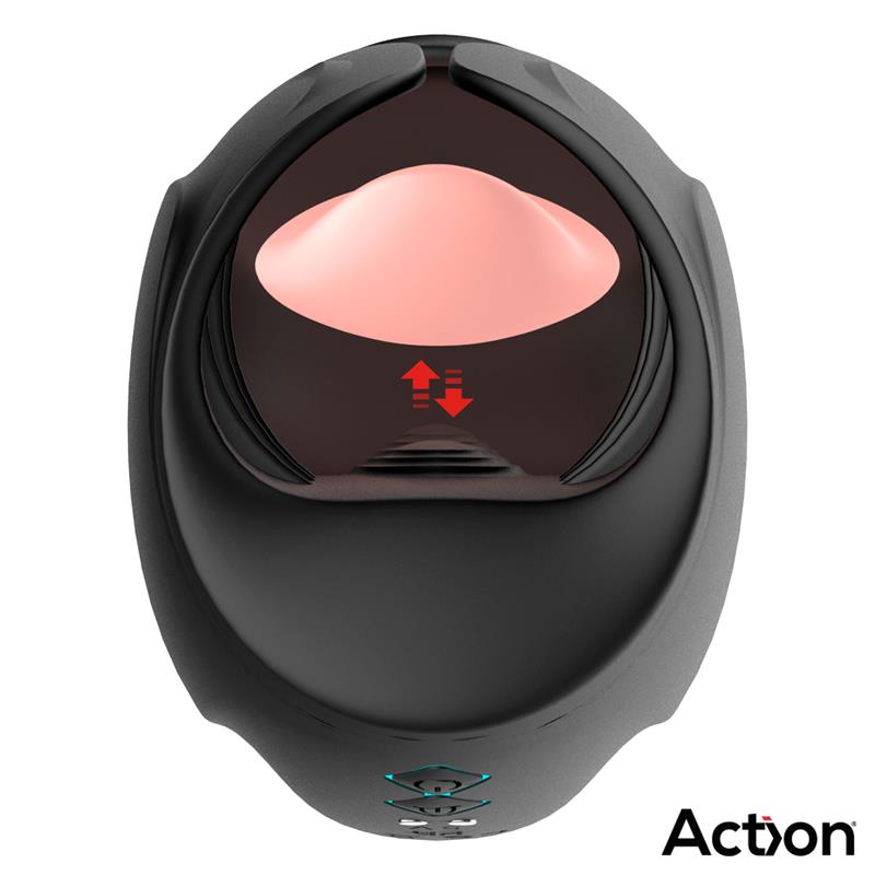 Masturbador Kubex con Lengua, Pulsación y Vibración - ACTION