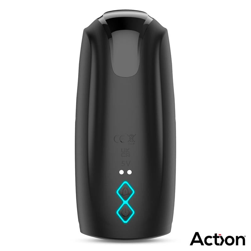 Masturbador Kubex con Lengua, Pulsación y Vibración - ACTION