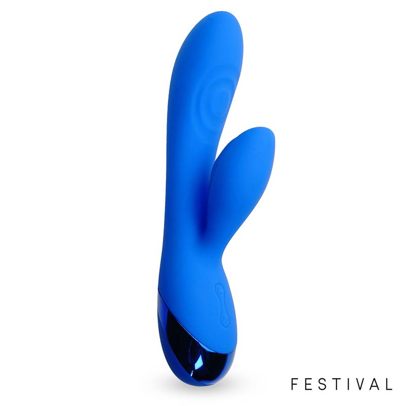 Vibrador Marna USB Azul - FESTIVAL - LATETOBED
