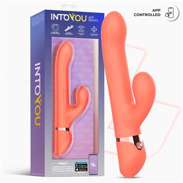 Vibrador Mindy con Anillo de Bolas Up and Down, Finger y Pulsación con APP - INTOYOU APP SERIES