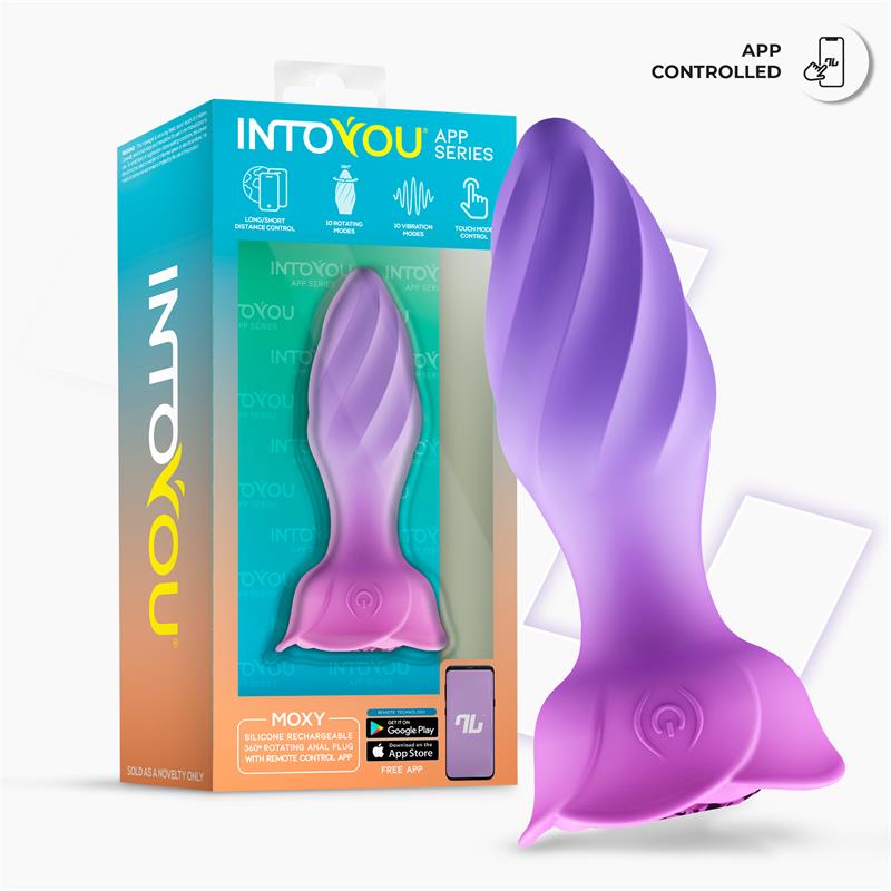 Plug Anal Moxy con Rotación 360º con App - INTOYOU APP SERIES