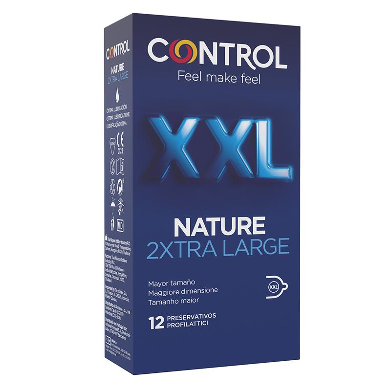 Presevativos Nature XXL 12 uds 60MM - CONTROL