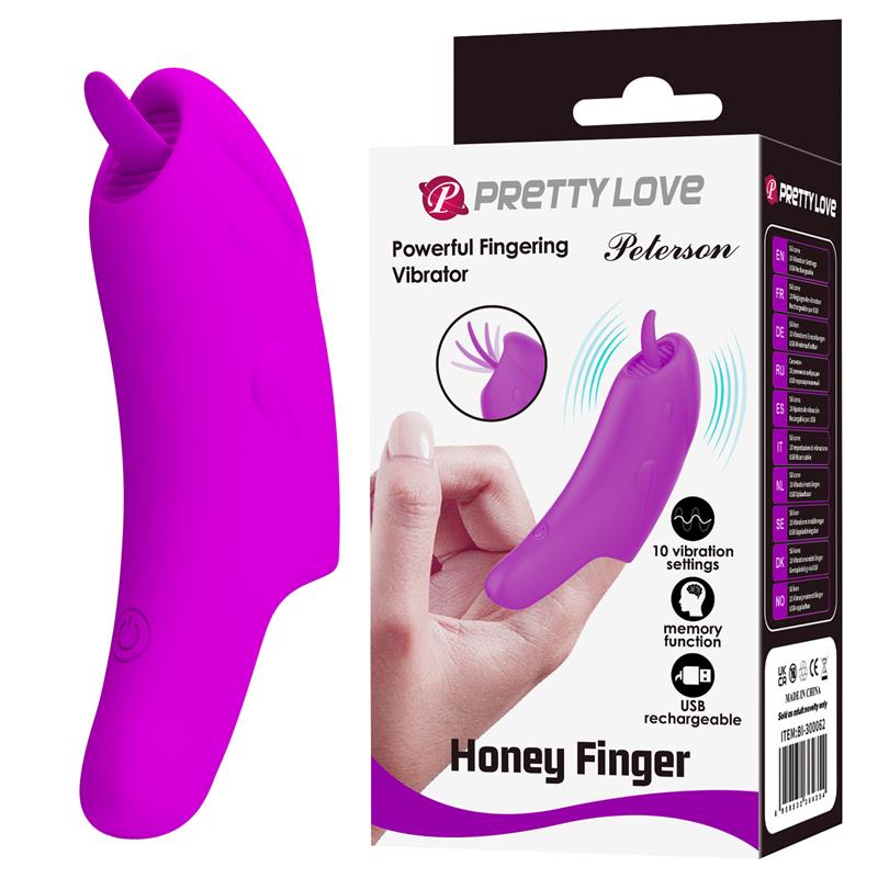 Vibrador de Dedo Peterson - PRETTYLOVE