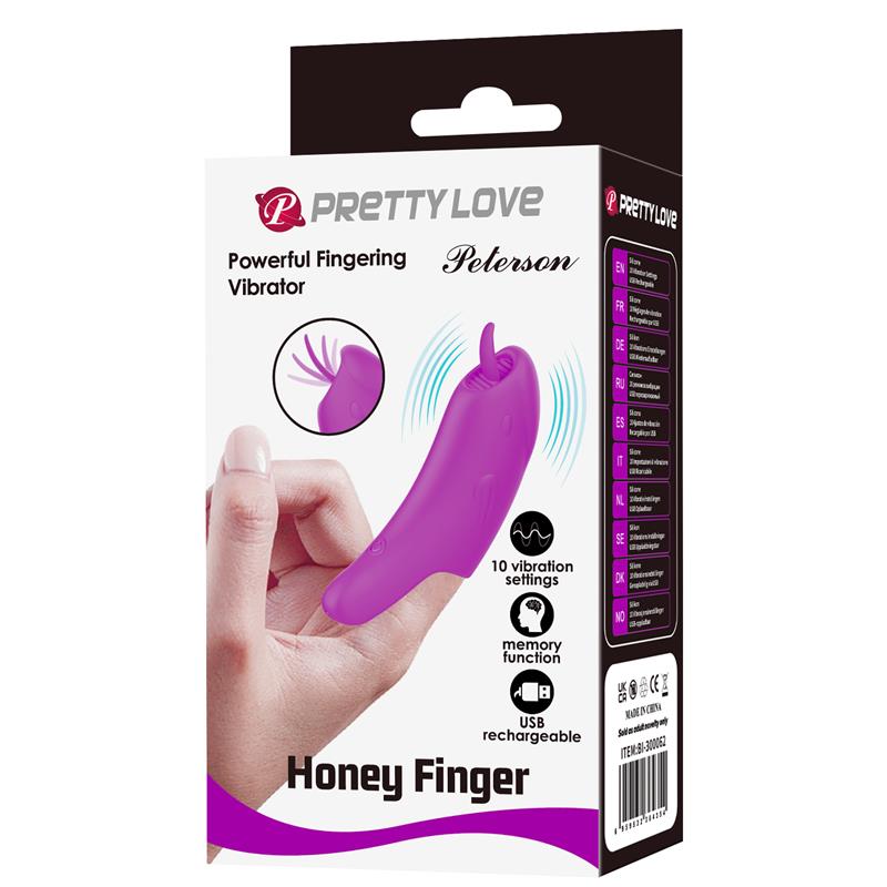 Vibrador de Dedo Peterson - PRETTYLOVE
