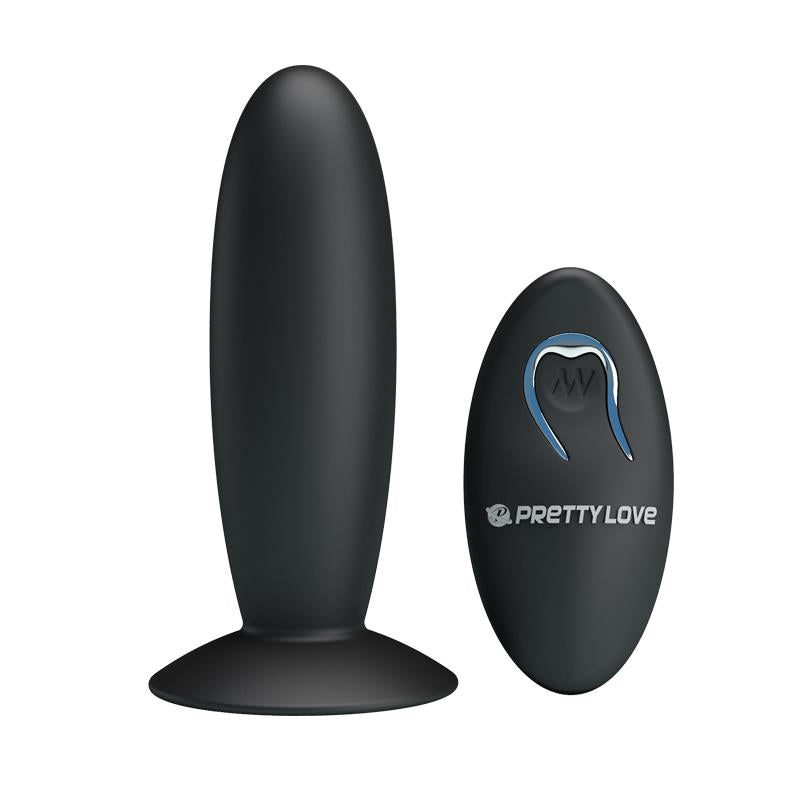 Plug Anal Youth con Control Remoto AZUL / NEGRO - PRETTY LOVE