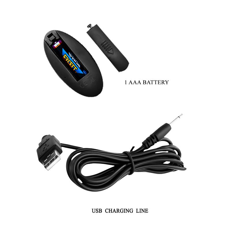 Plug Anal con Vibración y Rotación con Control Remoto USB - PRETTYLOVE