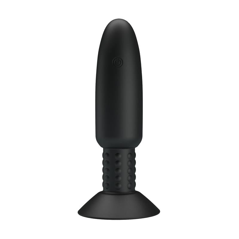 Plug Anal con Vibración y Rotación con Control Remoto USB - PRETTYLOVE