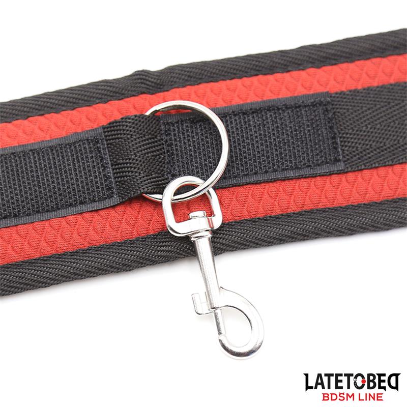 SET Restricciones para la Cama con Antifaz Esposas Ajustables y Desmontables - LATETOBED BDSM LINE