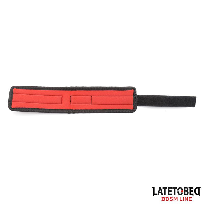 SET Restricciones para la Cama con Antifaz Esposas Ajustables y Desmontables - LATETOBED BDSM LINE