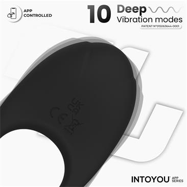 Anillo Ringo Vibrador con APP Unibody Azul / Verde- INTOYOU APP SERIES