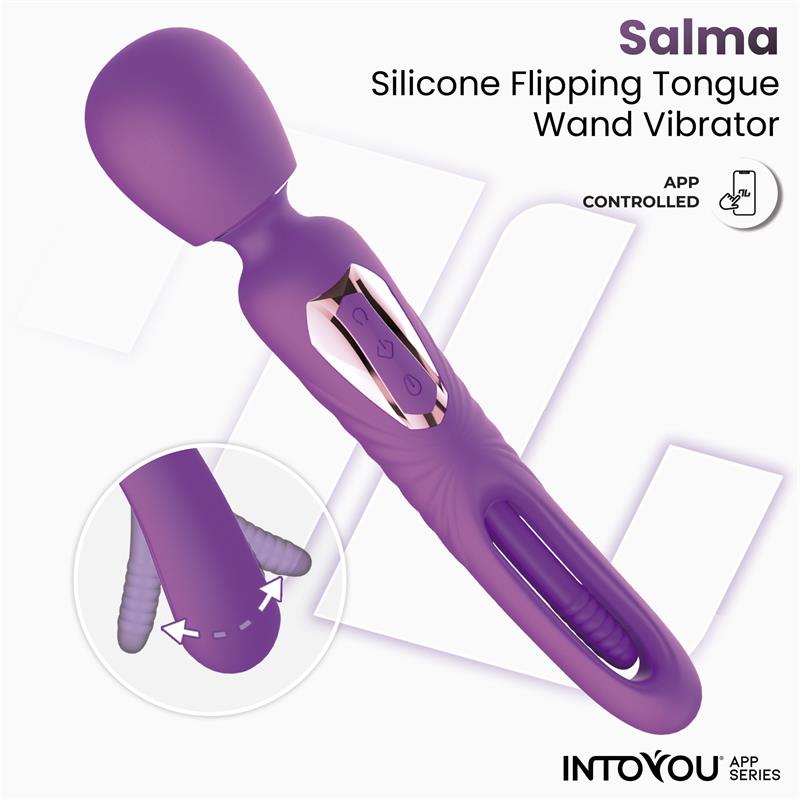 Masajeador Salma con Flipping Tongue y Vibración con App - INTOYOU APP SERIES