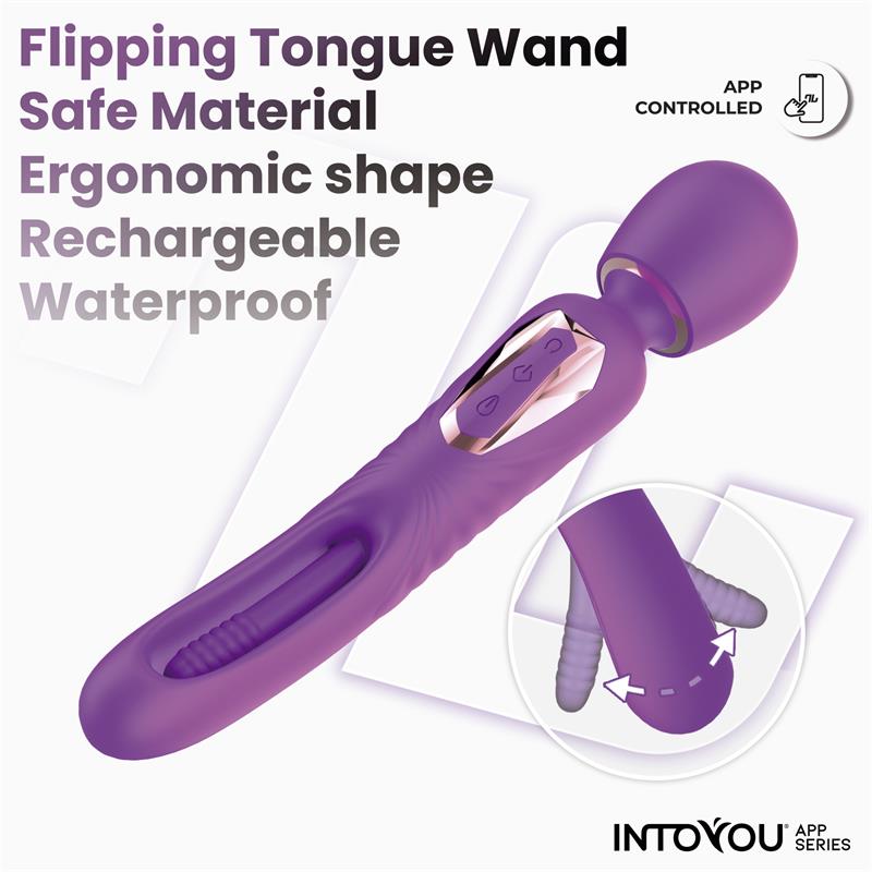 Masajeador Salma con Flipping Tongue y Vibración con App - INTOYOU APP SERIES