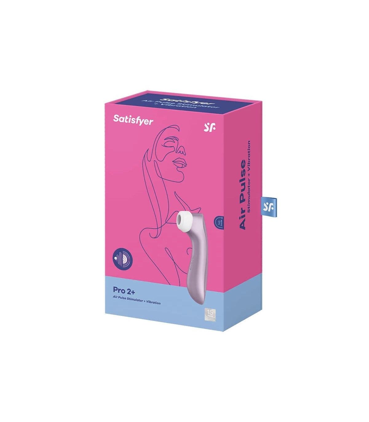 SATISFYER Pro 2+ Succionador con Vibración Violet - SATISFYER