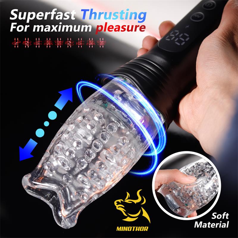 MASTURBADOR SUBAZ CON THRUSTING Y ROTACIÓN 360º - MINOTHOR - INTOYOU