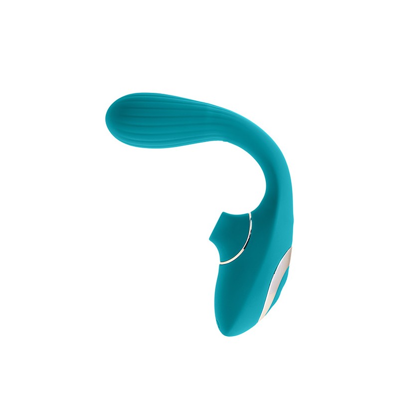 VIBRADOR 2 EN 1 SUCCIONADOR + VIBRADOR PREMIUM - PLEASURES