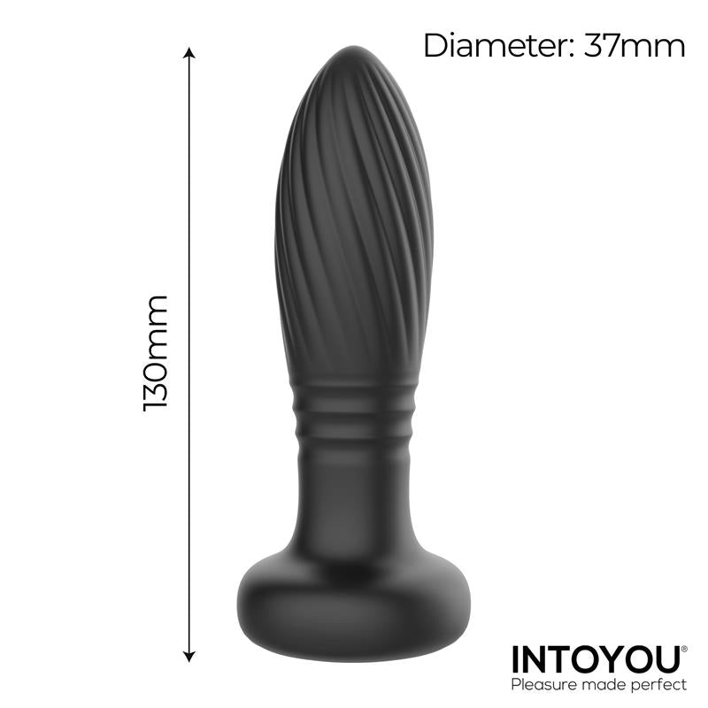 Plug Anal Tainy con Thrusting y Luces Led con Control Remoto - INTOYOU