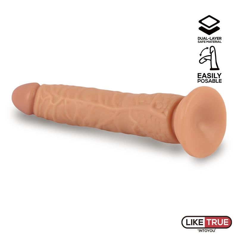 Dildo Tucker Realista Articulable-Posable 8.2" Natural - LIKETRUE