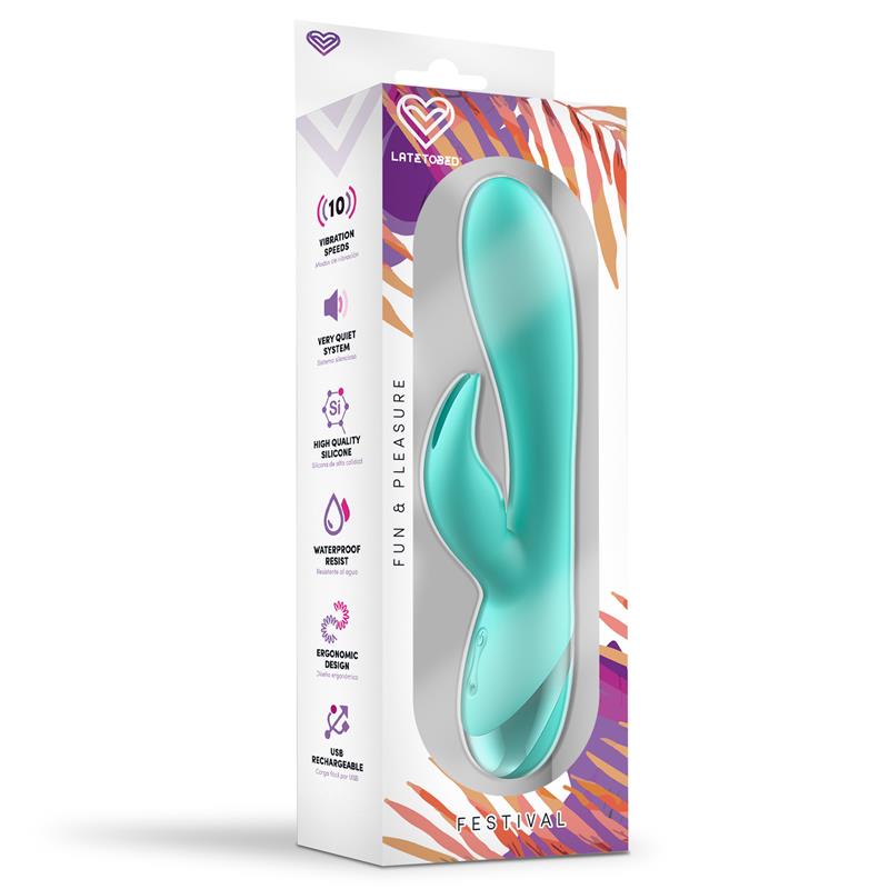 VIBRADOR PERTES CELESTE USB - FESTIVAL