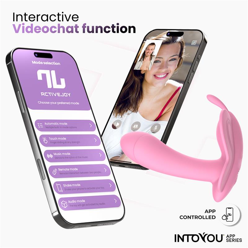 Estimulador Wingy Mariposa con APP Rosa / Lavanda- INTOYOU APP SERIES