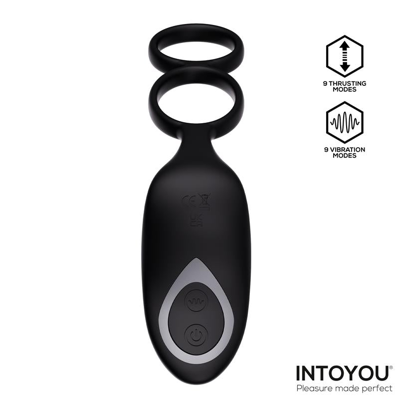 Masajeador Prostático Womp con Vibración, Thrusting y Control Remoto - INTOYOU