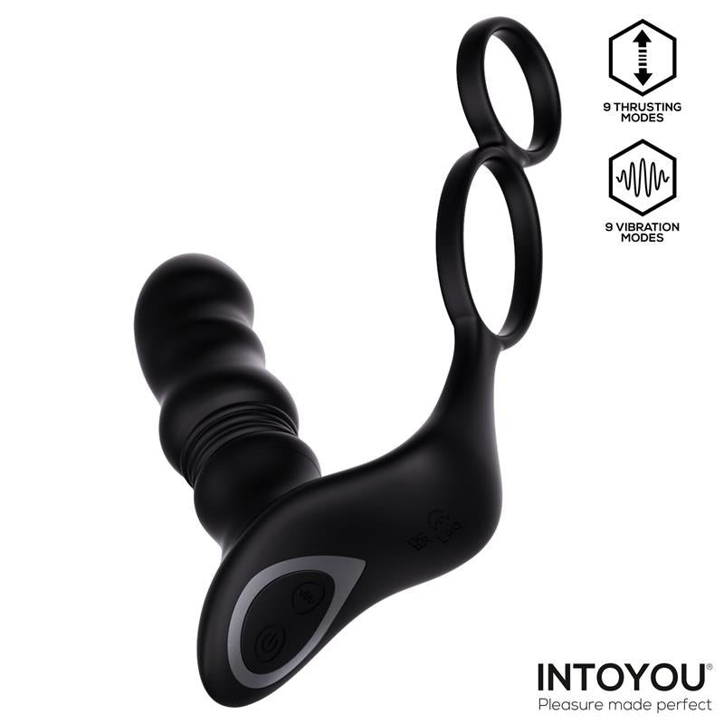 Masajeador Prostático Womp con Vibración, Thrusting y Control Remoto - INTOYOU