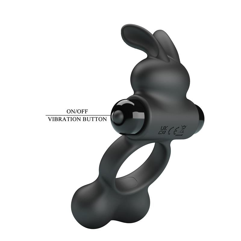 Anillo Yusuf para el Pene con Bolas de Metal 2x33gr PILA - PRETTYLOVE