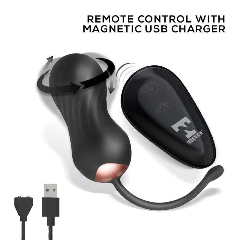 Huevo Zigzageante y Vibrador con Control Remoto - TARDENOCHE